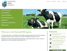 Tablet Screenshot of nationalmilkagency.ie